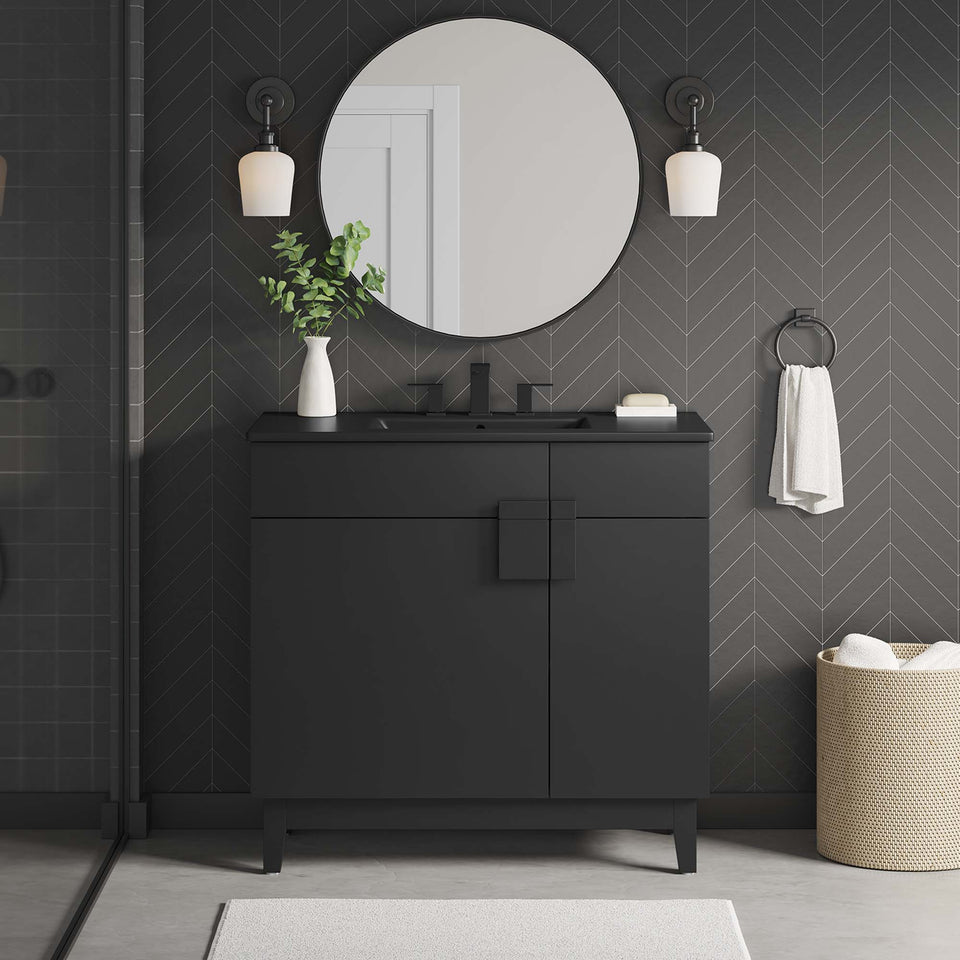 Miles 36" Bathroom Vanity by Modway
