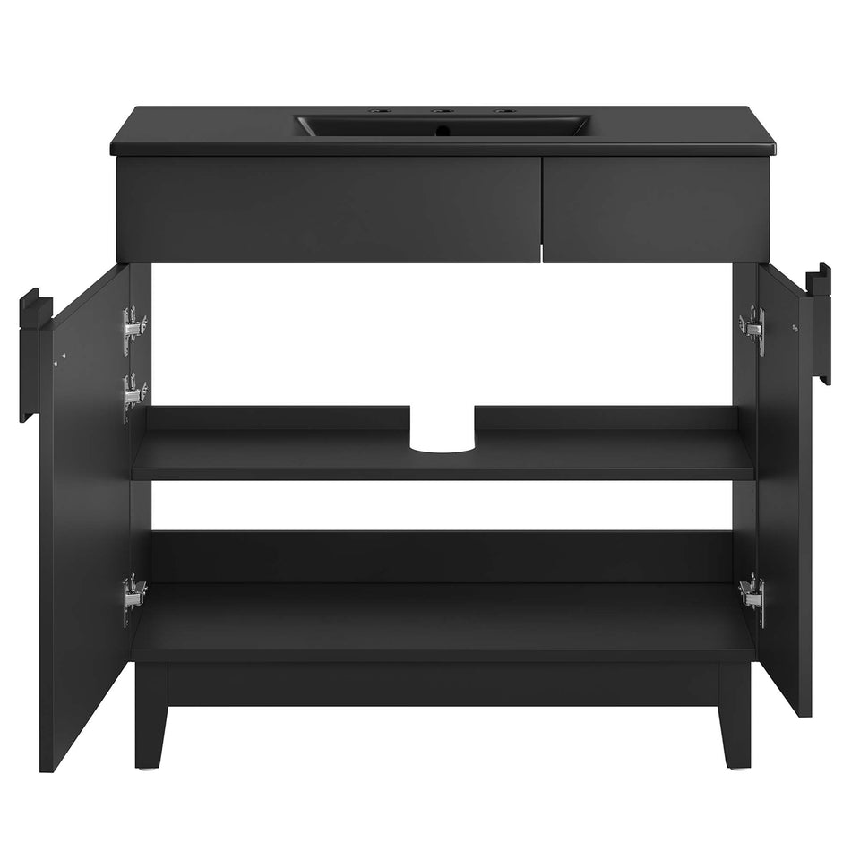 Miles 36" Bathroom Vanity by Modway