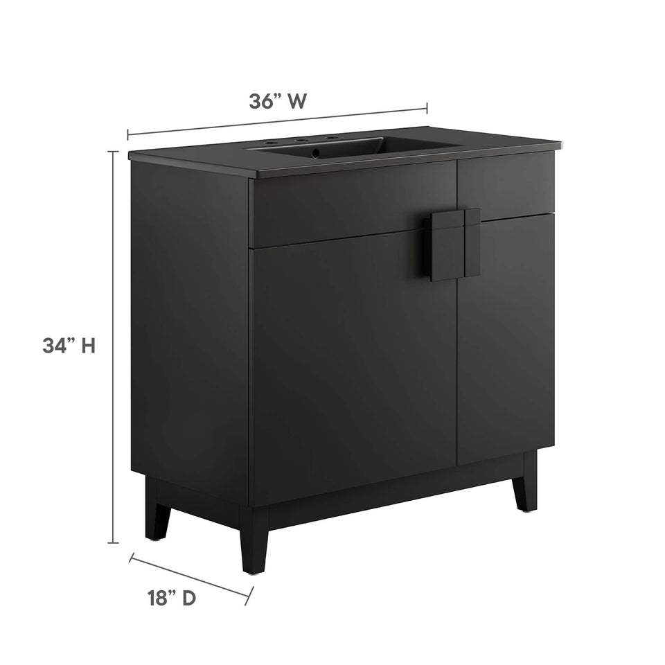 Miles 36" Bathroom Vanity by Modway