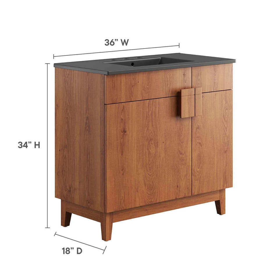 Miles 36" Bathroom Vanity by Modway