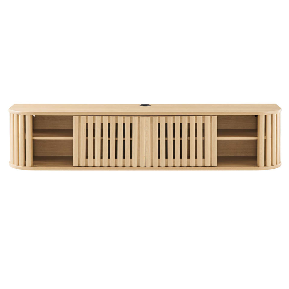 Fortitude 63" Wall-Mounted TV Stand by Modway