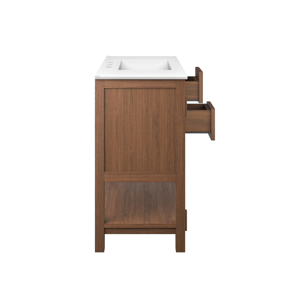 Ashlyn 36" Wood Bathroom Vanity by Modway