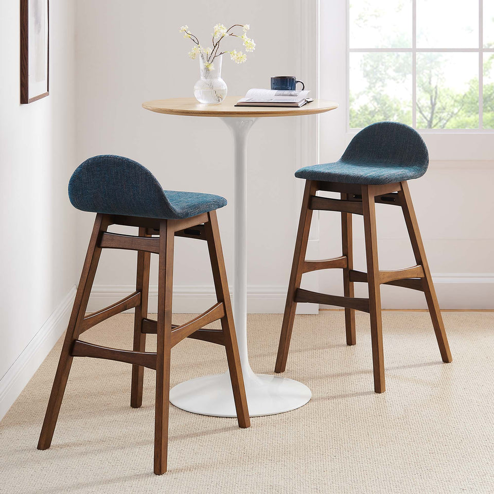 Juno Wood Bar Stool Set of 2 by Modway