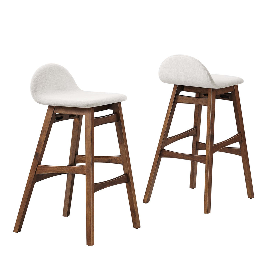 Juno Wood Bar Stool Set of 2 by Modway
