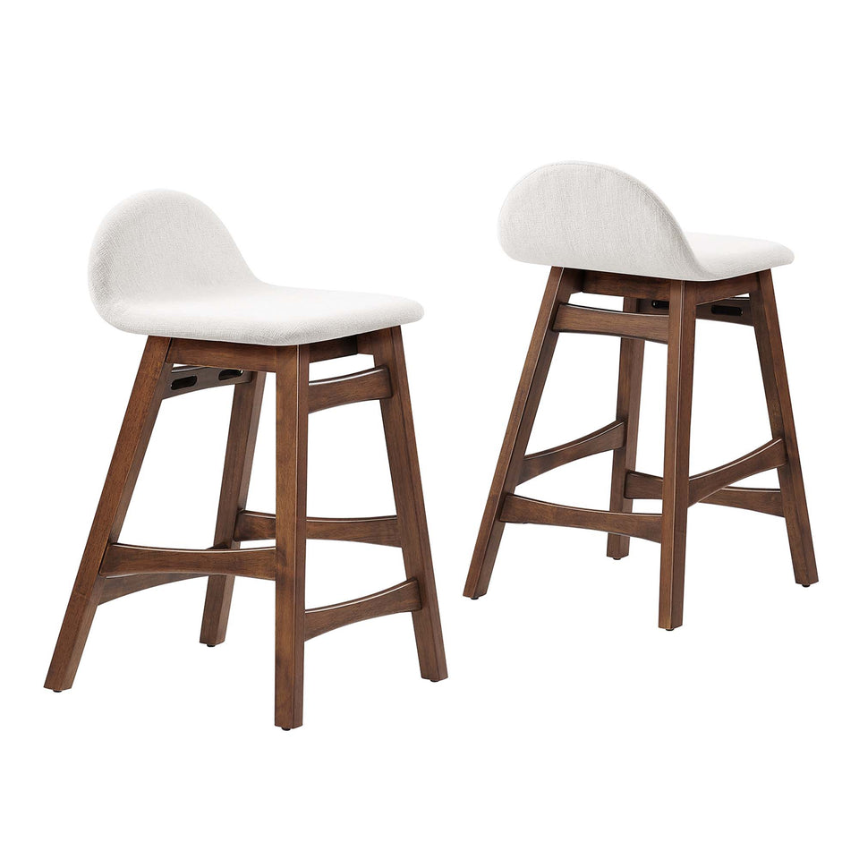 Juno Wood Counter Stool Set of 2 by Modway