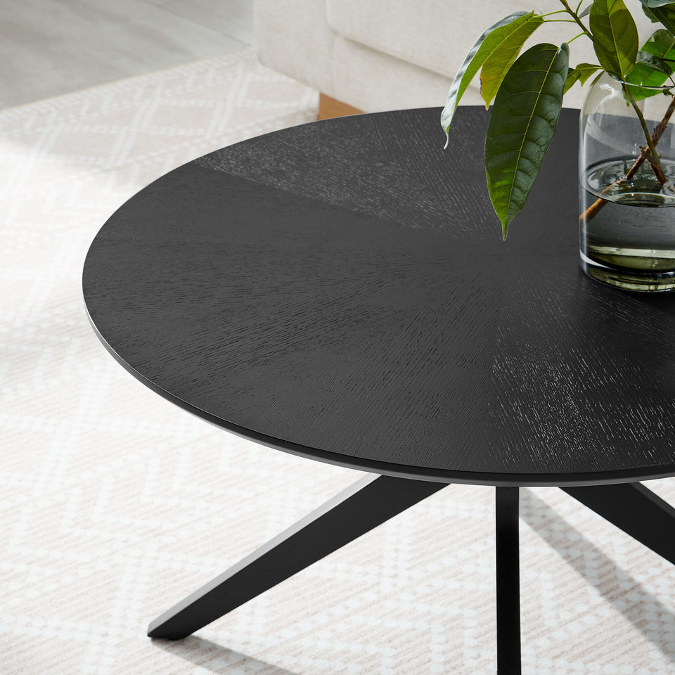 Crossroads Round Wood Coffee Table by Modway