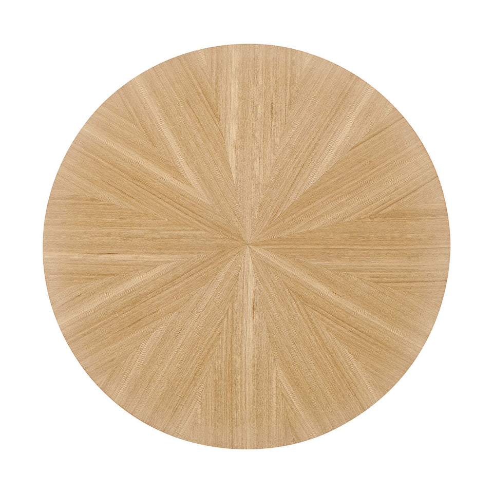 Crossroads 24" Round Wood Side Table by Modway