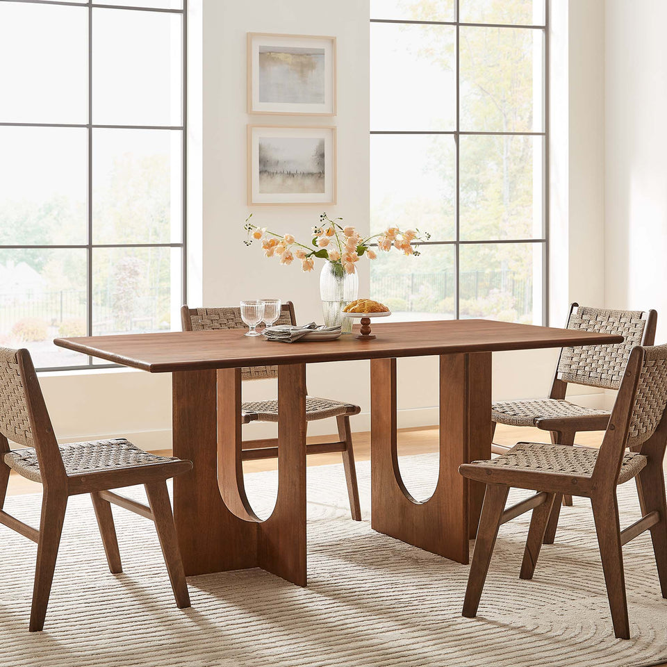 Rivian Rectangular 70" Wood Dining Table by Modway