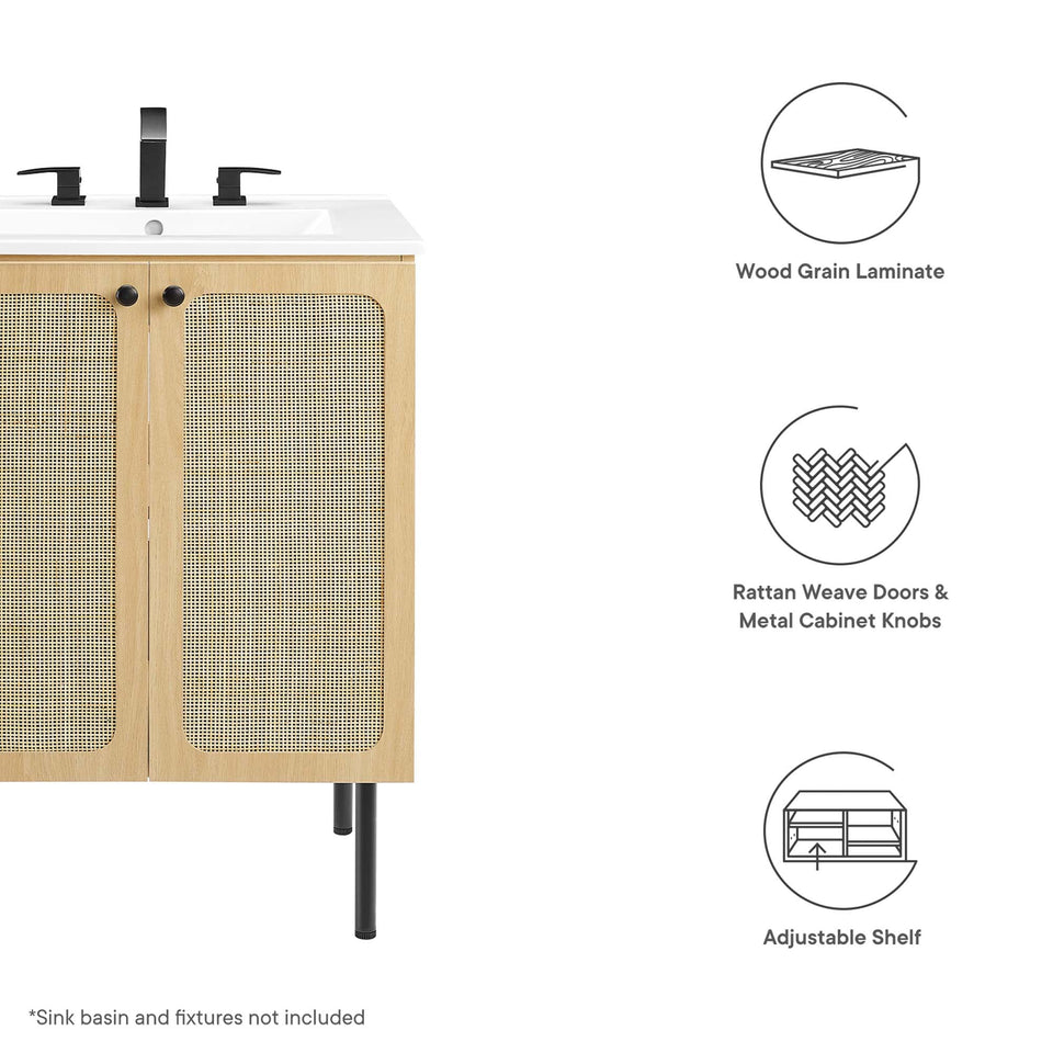 Chaucer Bathroom Cabinet Basin Not Included by Modway