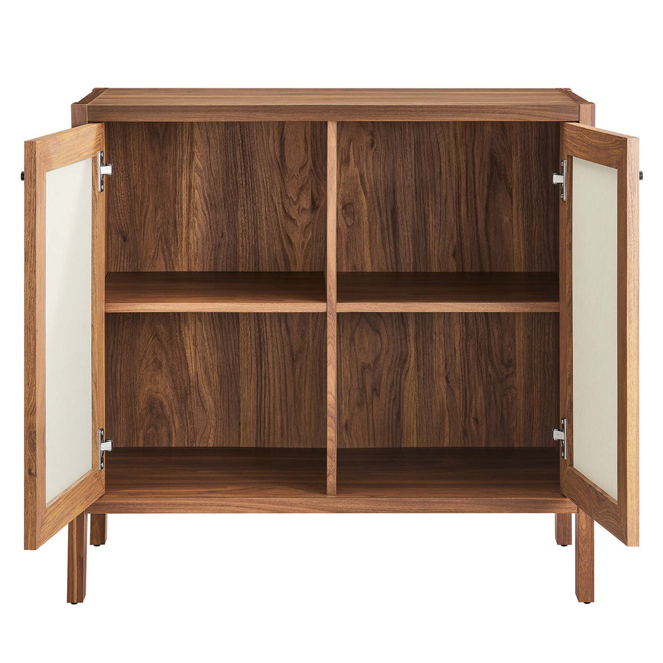 Capri 33" Wood Grain Storage Cabinet by Modway
