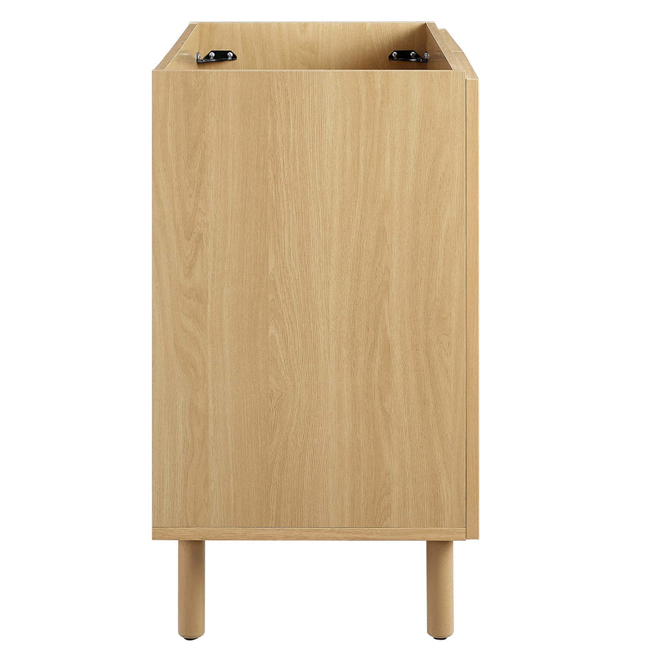 Calla 36" Perforated Metal Bathroom Vanity Cabinet (Sink Basin Not Included) by Modway