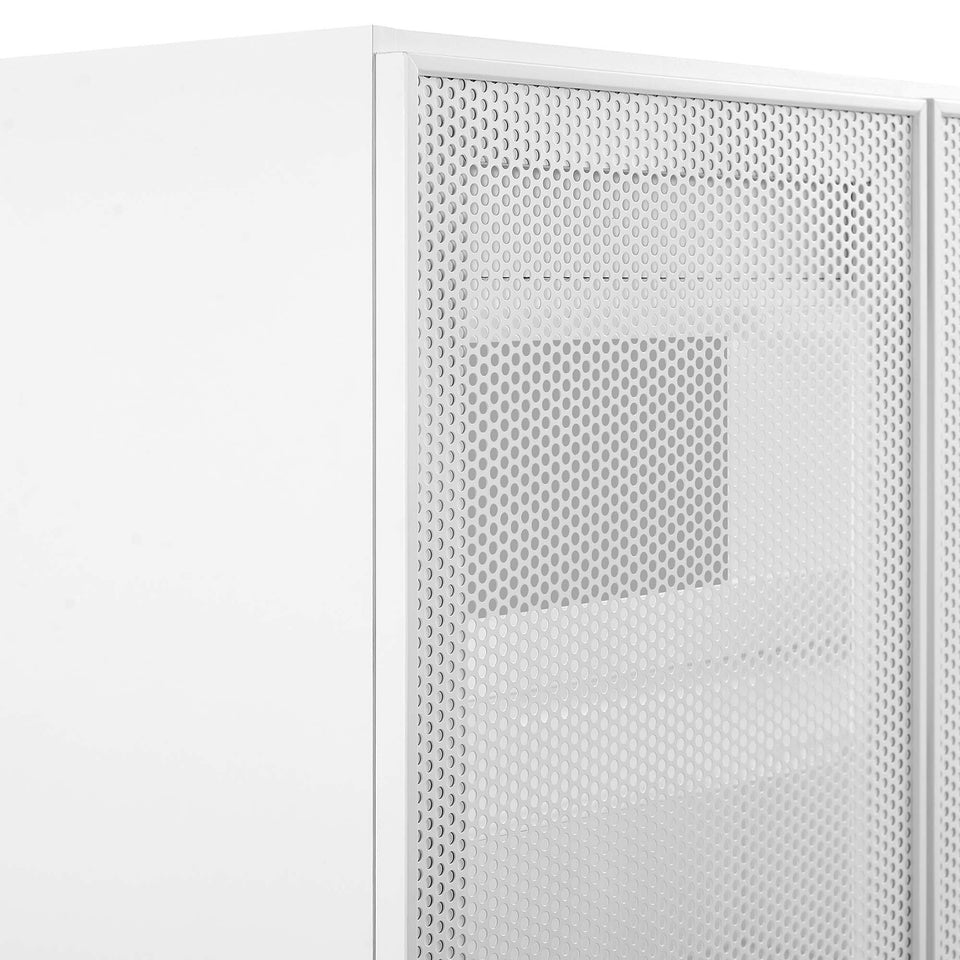 Calla 36" Perforated Metal Bathroom Vanity Cabinet (Sink Basin Not Included) by Modway