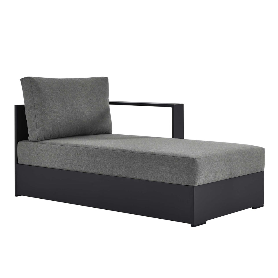 Tahoe Outdoor Patio Powder-Coated Aluminum Modular Right-Facing Chaise Lounge by Modway