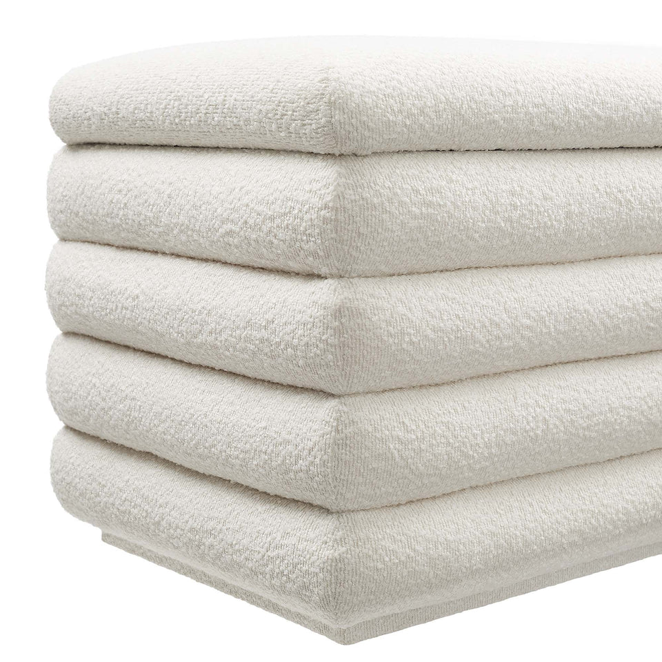 Mezzo Boucle Upholstered Storage Bench by Modway