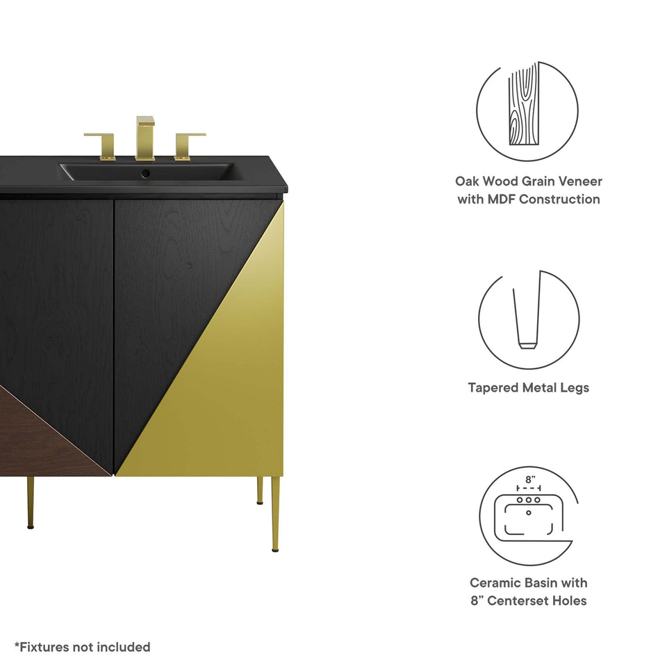 Alchemist Bathroom Cabinet Basin Not Included by Modway