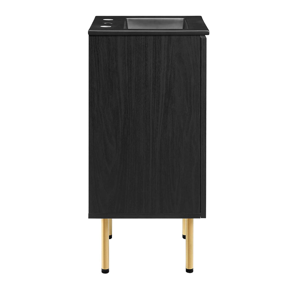 Chaucer Bathroom Vanity with Black Basin Included by Modway