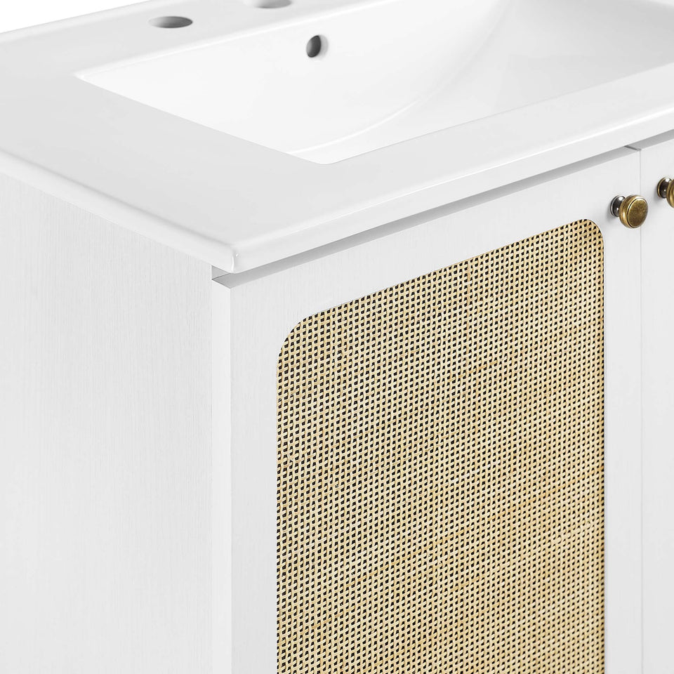 Chaucer Bathroom Vanity with White Basin Included by Modway
