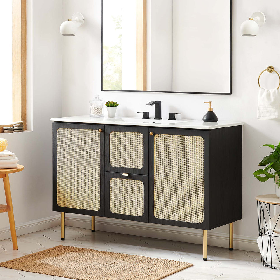 Chaucer 48" Bathroom Vanity with White Basin Included by Modway