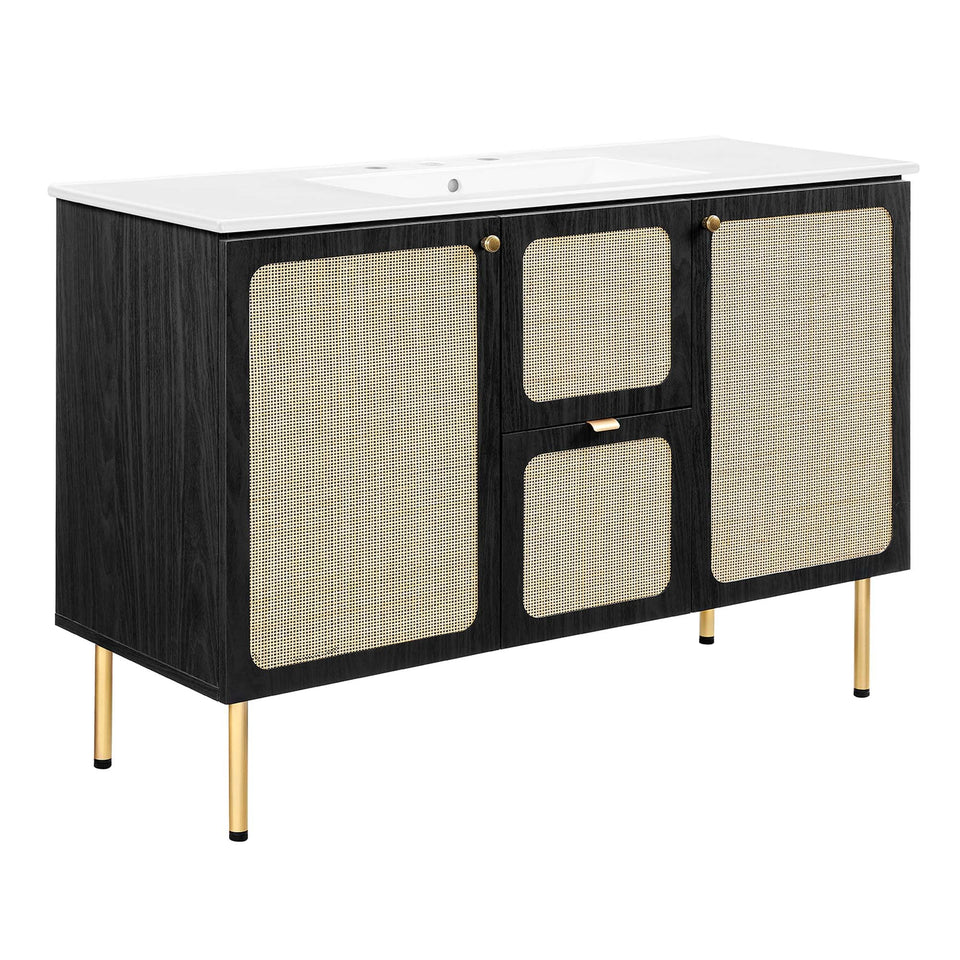 Chaucer 48" Bathroom Vanity with White Basin Included by Modway