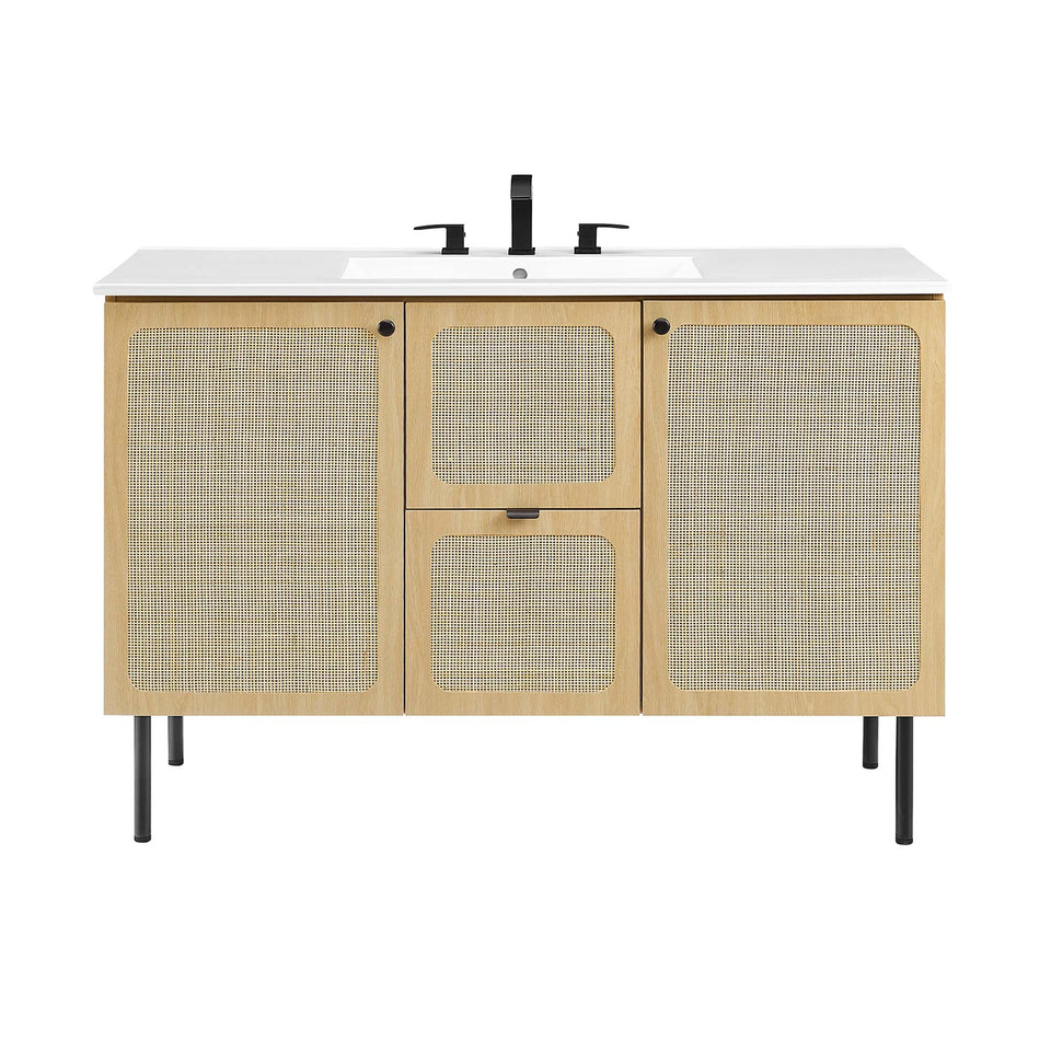 Chaucer 48" Bathroom Vanity with White Basin Included by Modway