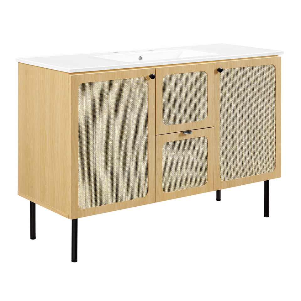 Chaucer 48" Bathroom Vanity with White Basin Included by Modway
