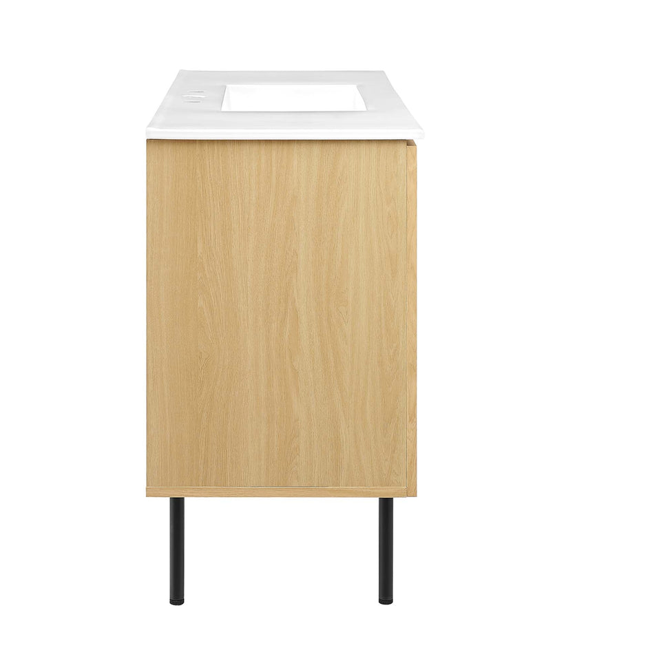 Chaucer 48" Bathroom Vanity with White Basin Included by Modway