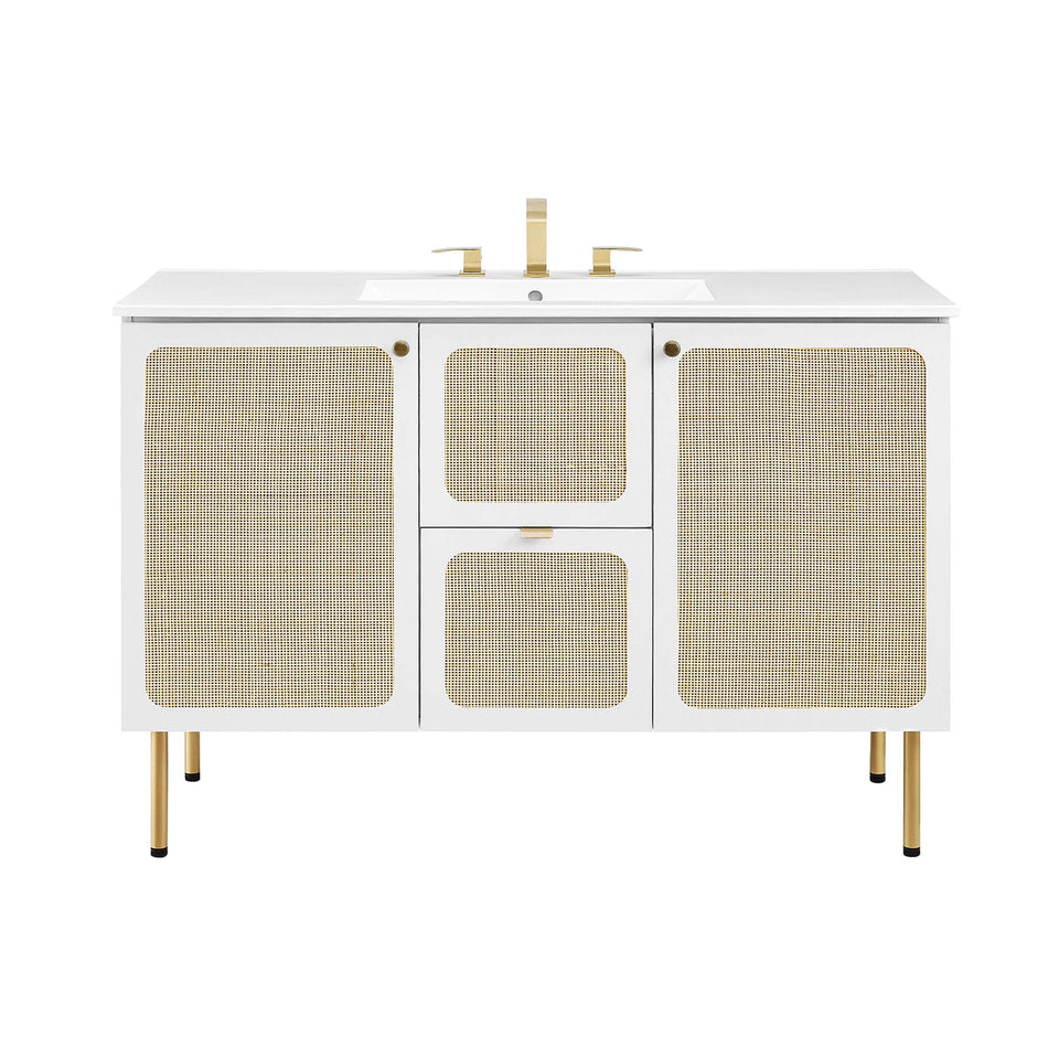 Chaucer 48" Bathroom Vanity with White Basin Included by Modway