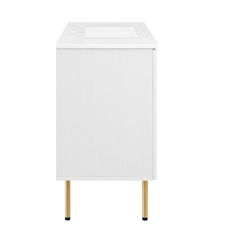 Chaucer 48" Bathroom Vanity with White Basin Included by Modway