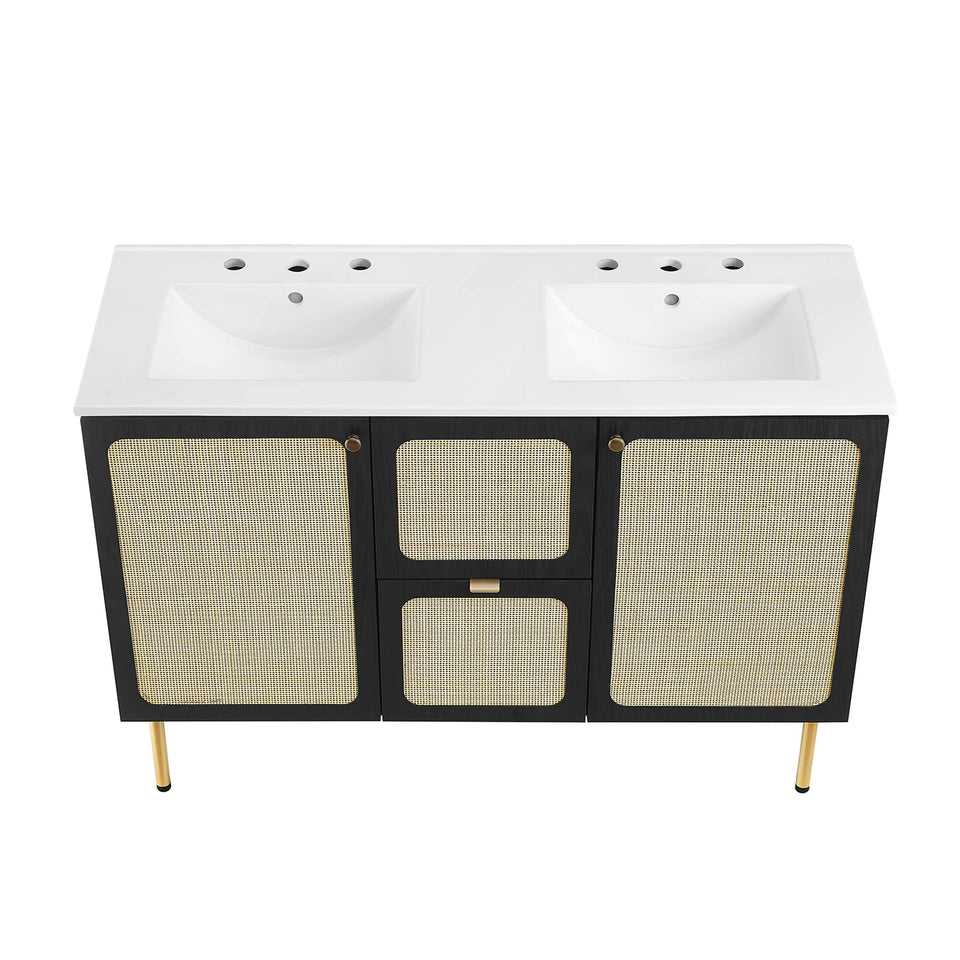 Chaucer 48" Bathroom Vanity with White Basin Included by Modway
