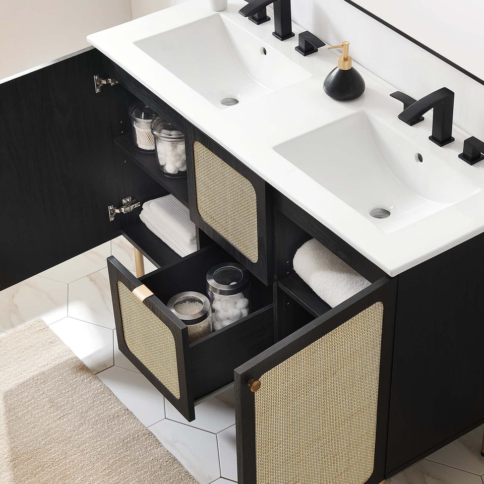 Chaucer 48" Bathroom Vanity with White Basin Included by Modway