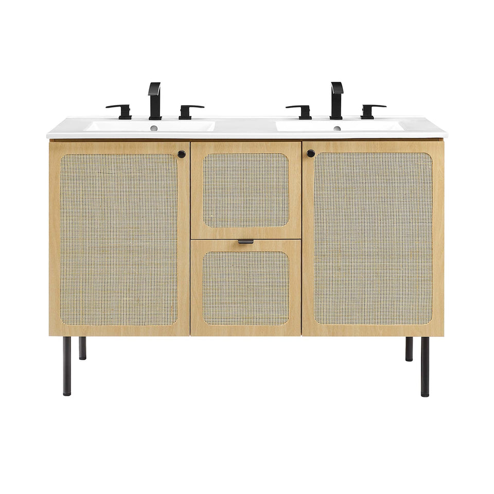 Chaucer 48" Bathroom Vanity with White Basin Included by Modway
