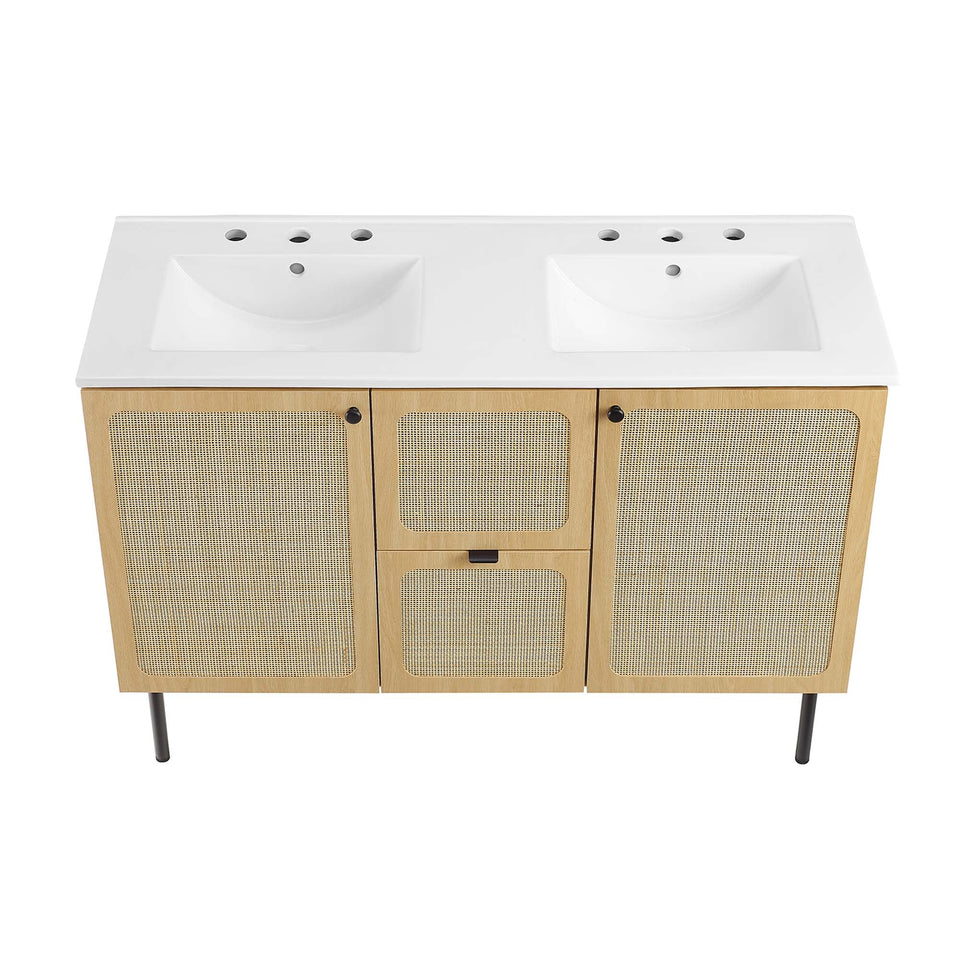 Chaucer 48" Bathroom Vanity with White Basin Included by Modway