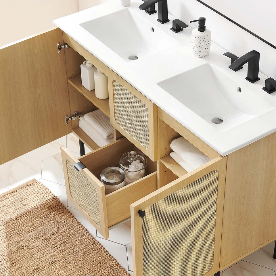 Chaucer 48" Bathroom Vanity with White Basin Included by Modway