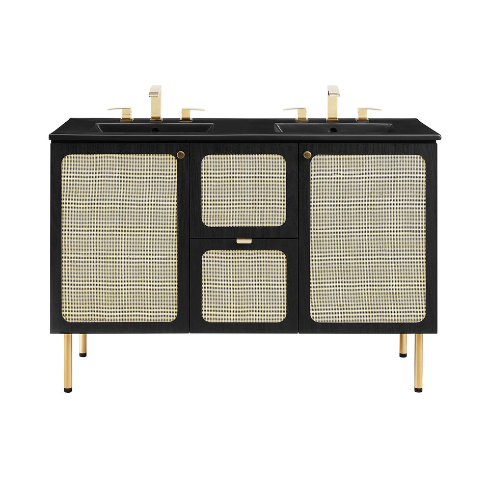 Chaucer Bathroom Vanity with Black Basin Included by Modway