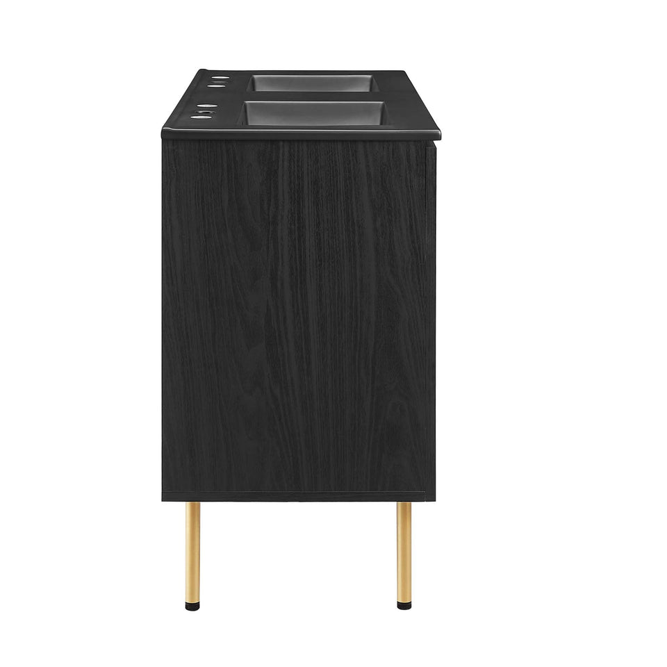 Chaucer Bathroom Vanity with Black Basin Included by Modway