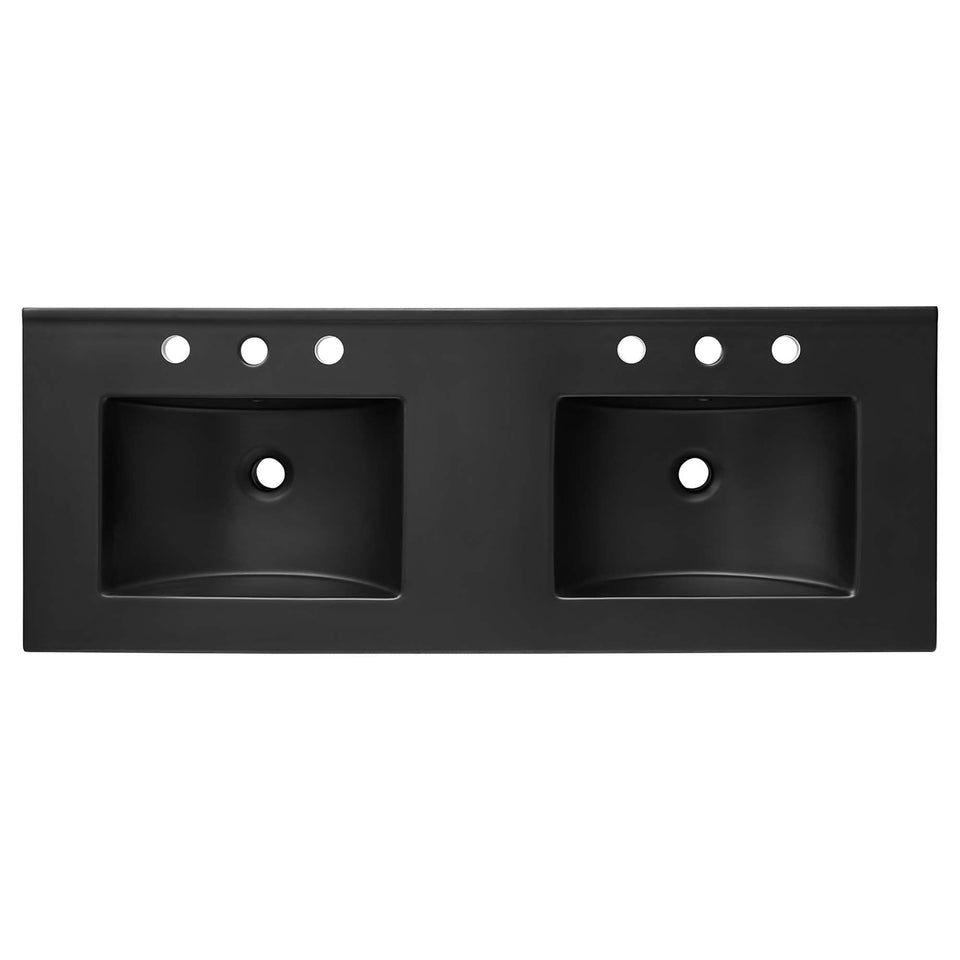 Chaucer Bathroom Vanity with Black Basin Included by Modway