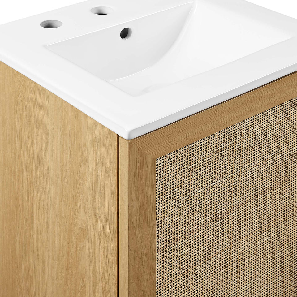 Soma Bathroom Vanity with White Basin Included by Modway