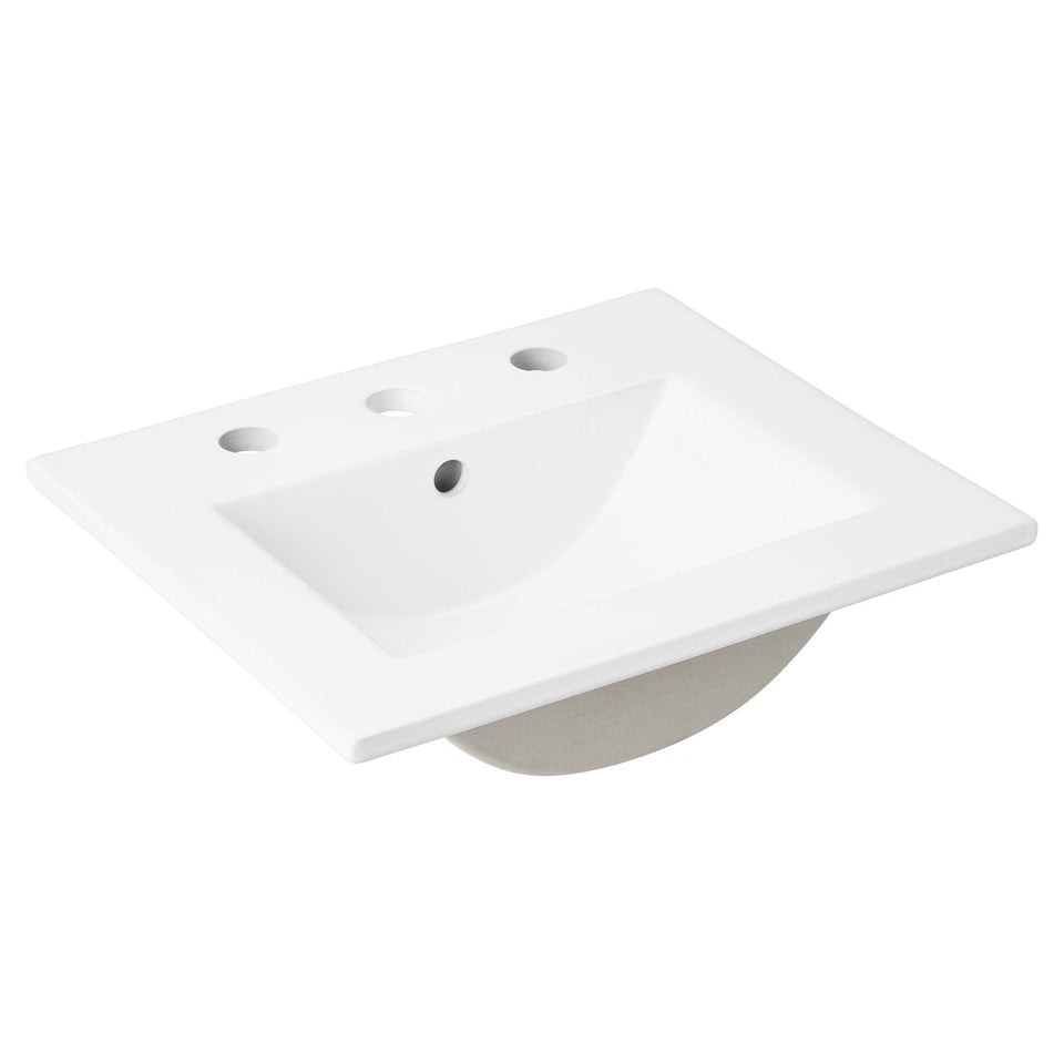 Soma Bathroom Vanity with White Basin Included by Modway