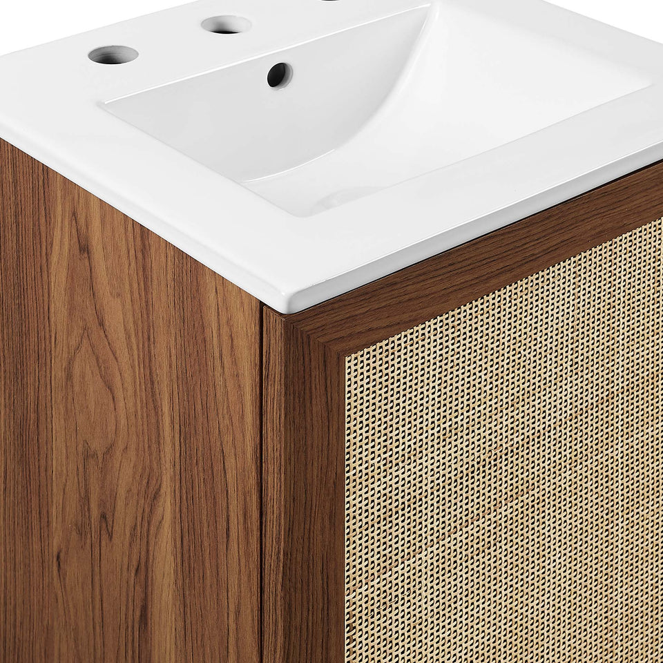 Soma Bathroom Vanity with White Basin Included by Modway