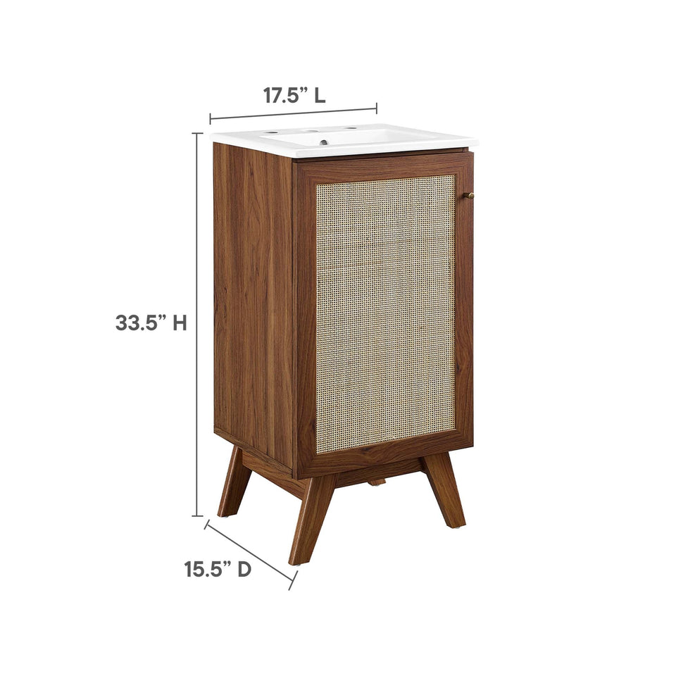 Soma Bathroom Vanity with White Basin Included by Modway