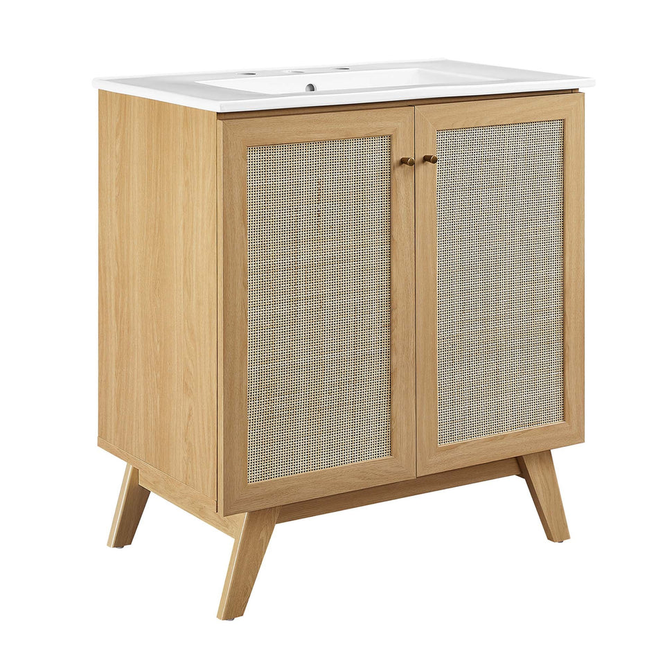 Soma Bathroom Vanity with White Basin Included by Modway