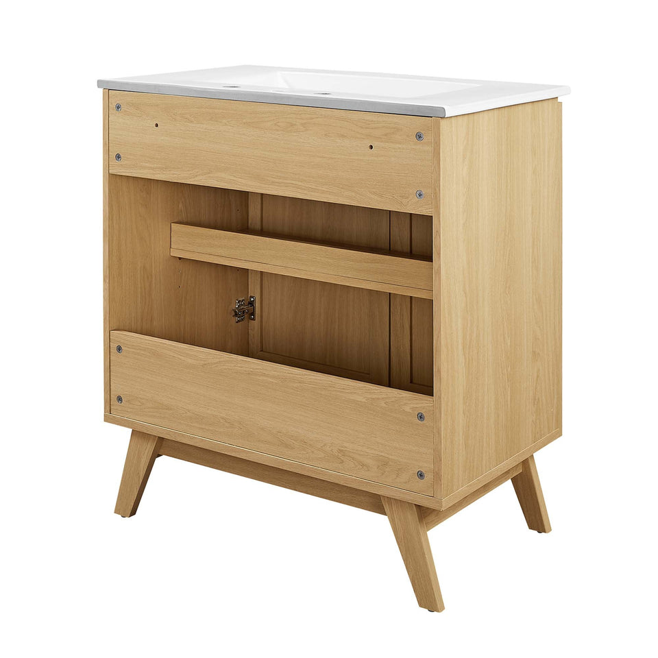 Soma Bathroom Vanity with White Basin Included by Modway
