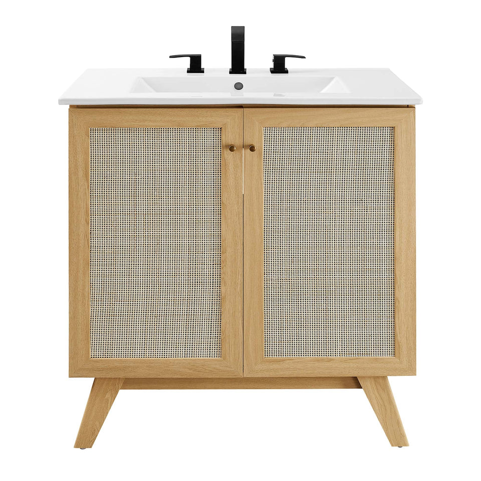 Soma Bathroom Vanity with White Basin Included by Modway