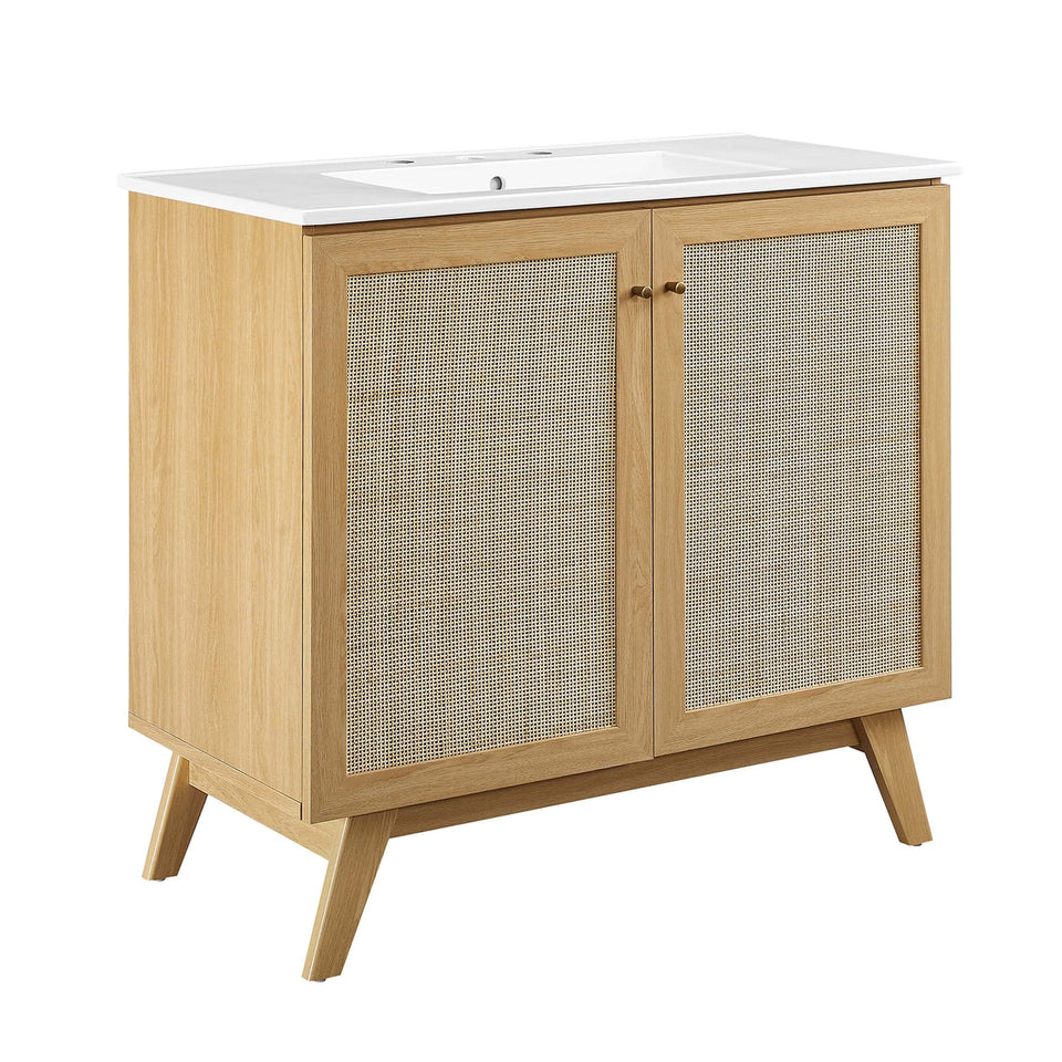 Soma Bathroom Vanity with White Basin Included by Modway