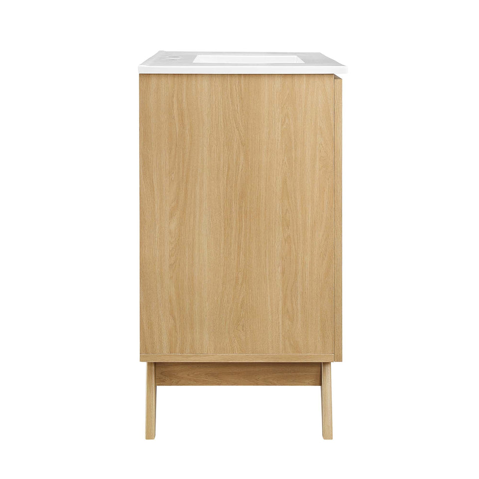 Soma Bathroom Vanity with White Basin Included by Modway