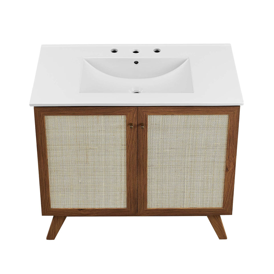 Soma Bathroom Vanity with White Basin Included by Modway