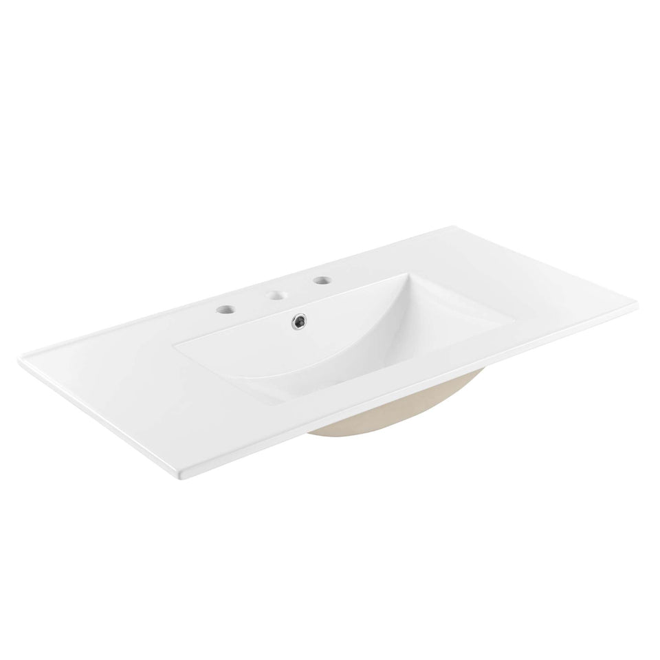 Soma Bathroom Vanity with White Basin Included by Modway