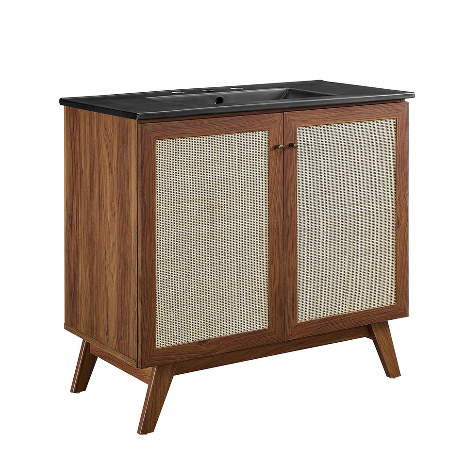 Soma Bathroom Vanity with Black Basin Included by Modway