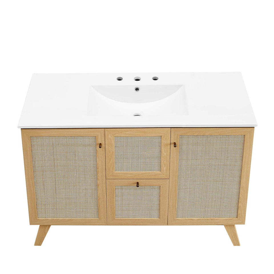 Soma Bathroom Vanity with White Basin Included by Modway