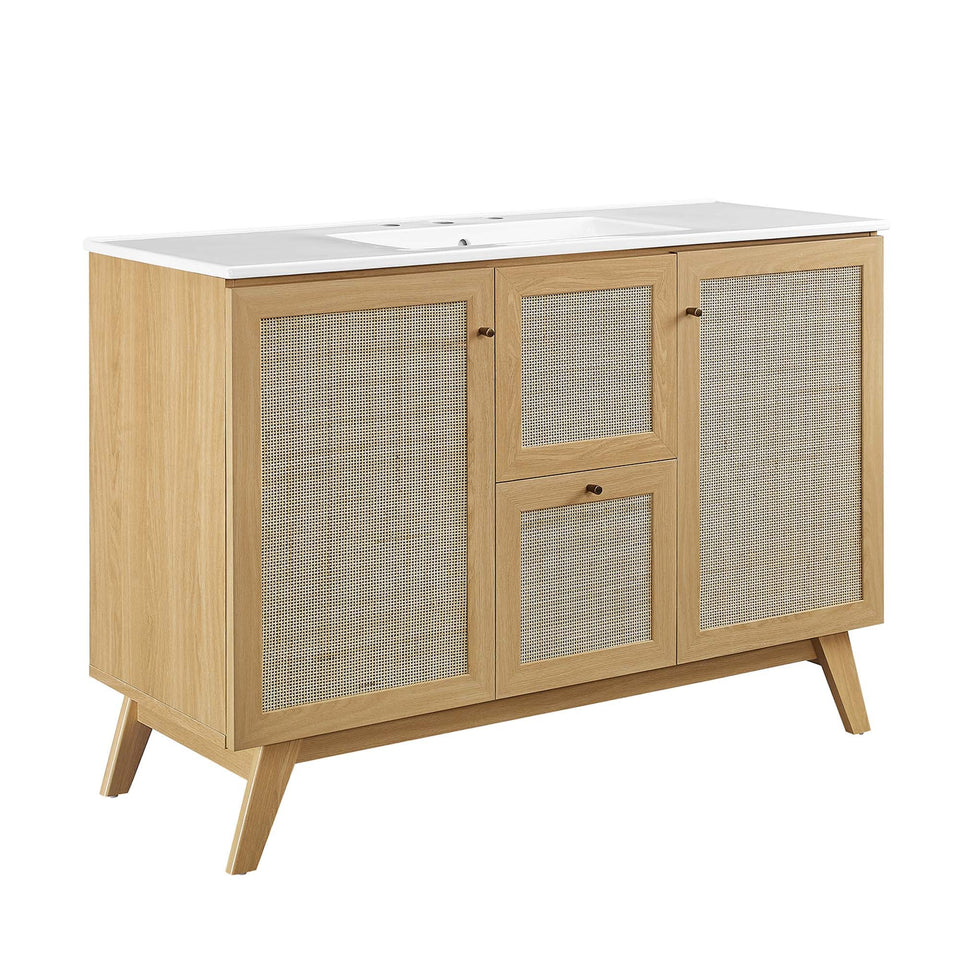Soma Bathroom Vanity with White Basin Included by Modway